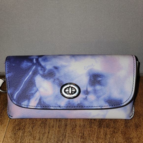 Coach Accessories - Coach Turnlock Sunglass Case w/ Tye-Dye Print